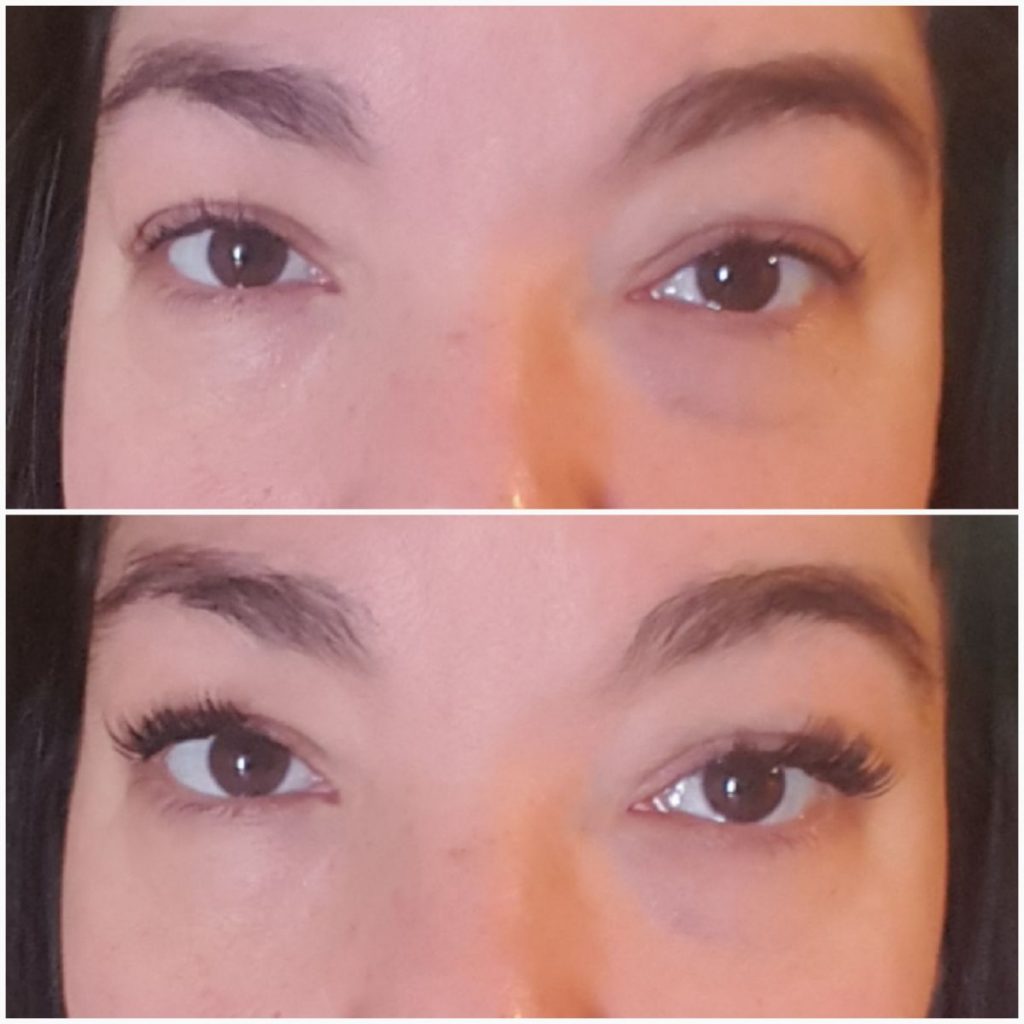 magnetic lashes before and after 